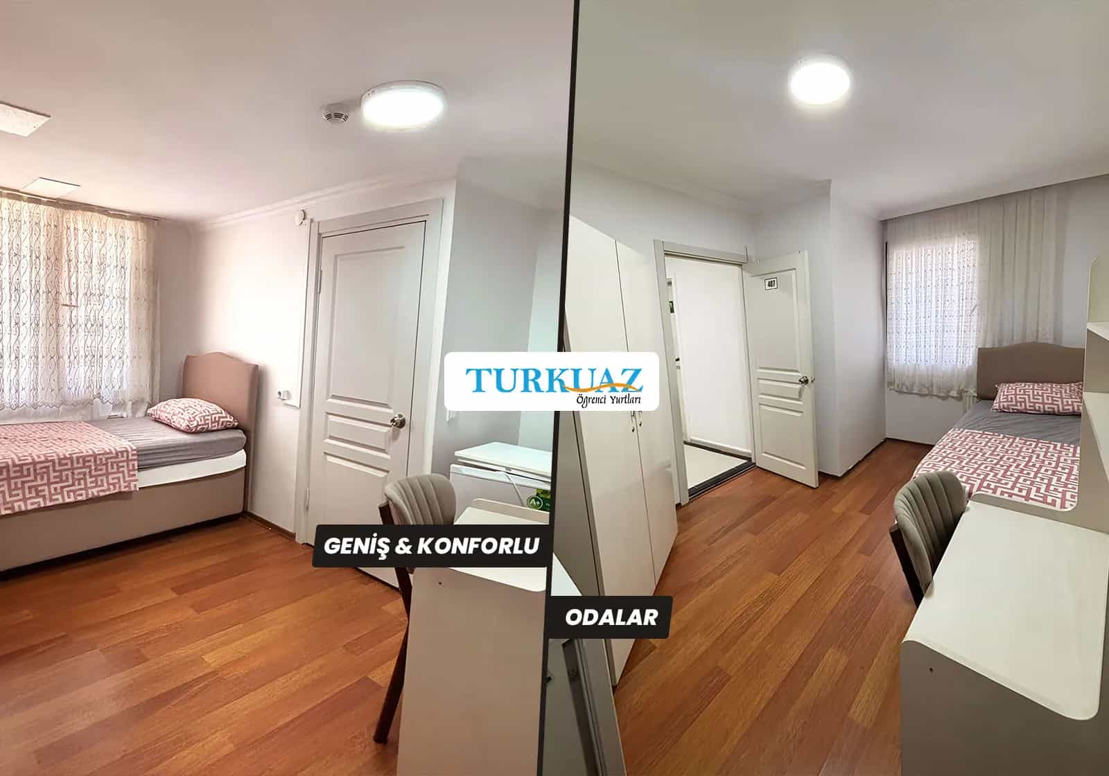 Turkuaz Maltepe Kız Yurdu 1 Kişilik Oda