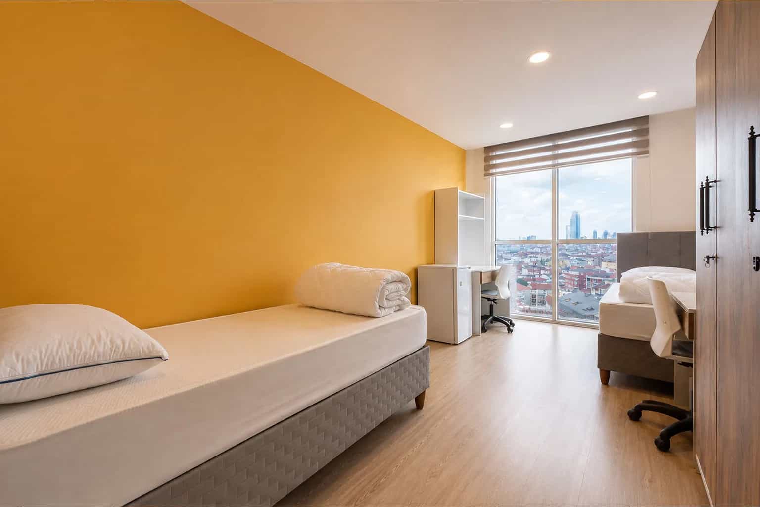 Şişli Turkuaz Erkek Öğrenci Yurdu 2 Kişilik Oda