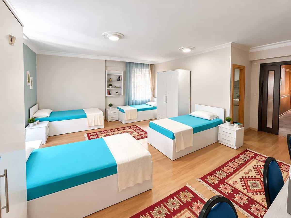 Ihlamur Kız Öğrenci Yurdu 4 Kişilik Vip Oda